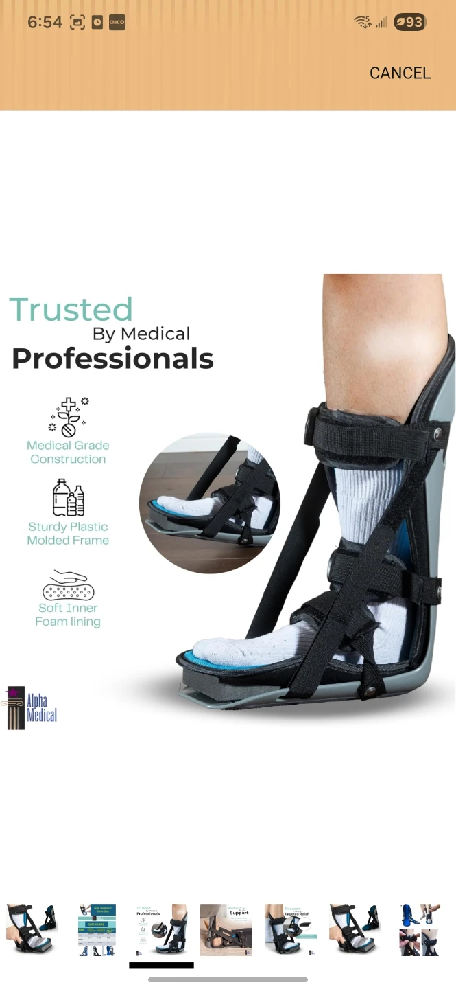 Alpha Medical Plantar Fasciitis Night Splint - photo 3