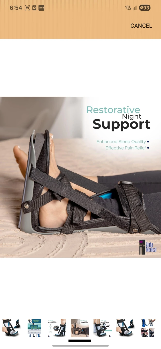 Alpha Medical Plantar Fasciitis Night Splint - photo 4