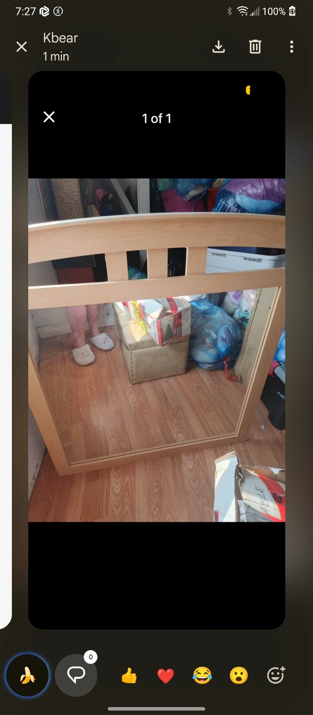 Wooden Framed Mirror