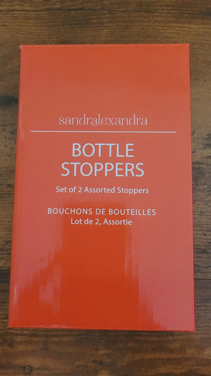 Sandra Lee Alexandra Bottle Stoppers – Set of 2 (New) - photo 3