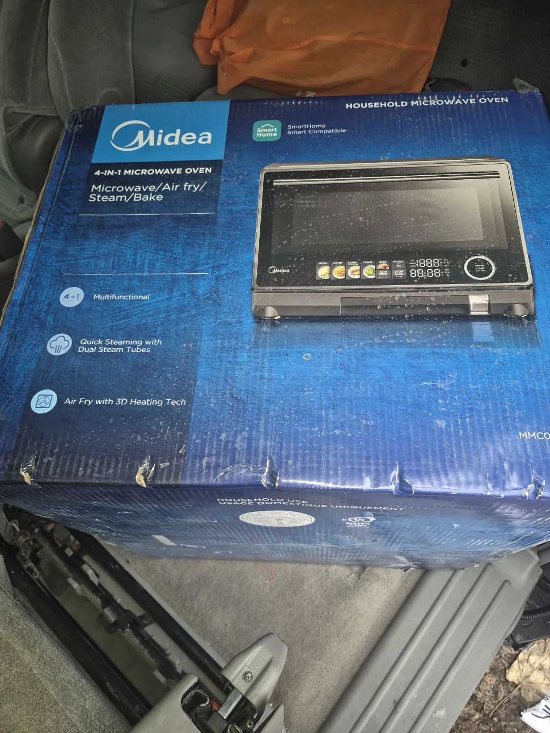 Midea 4-in-1 Microwave Oven - Microwave/Air Fry/Steam/Bake