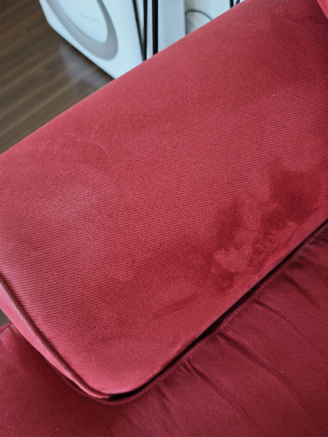 Moving Sale - Red Accent Chair - photo 3