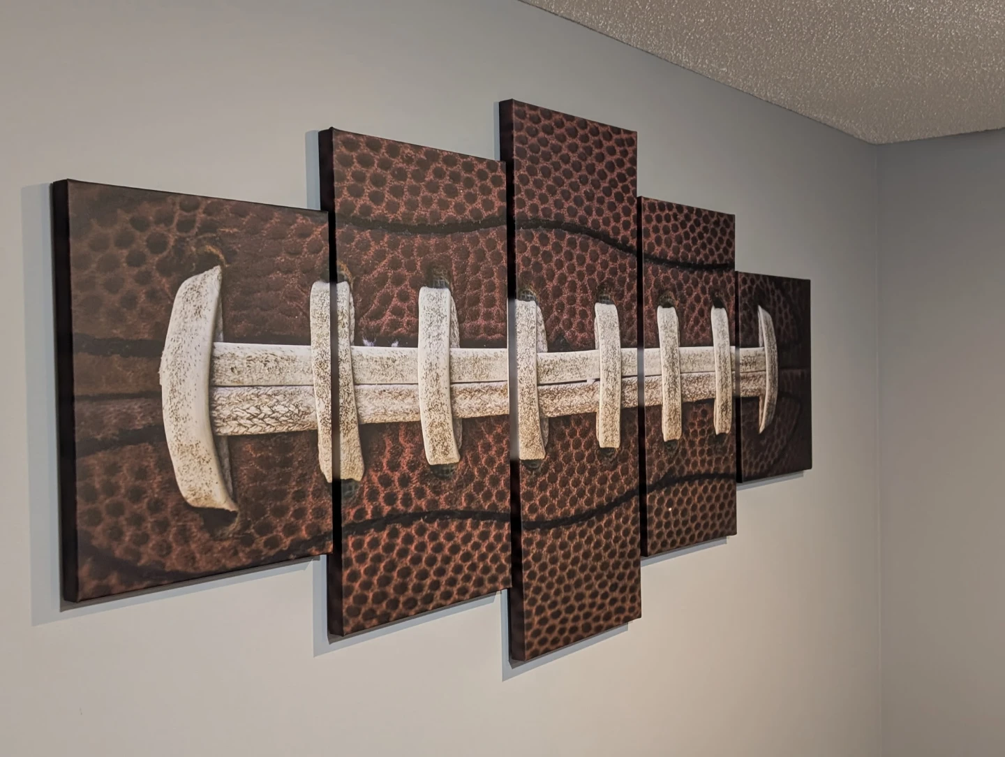 Football Laces Wall art Canvas - photo 2