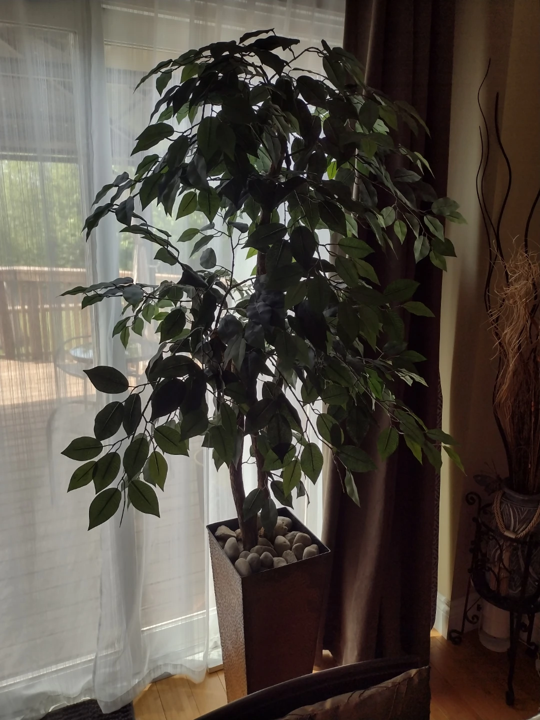 Artificial Ficus Tree in Decorative Pot
