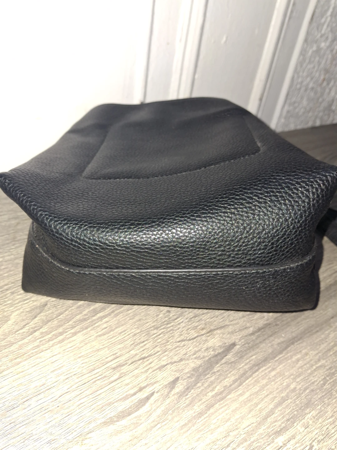 Steve Madden Black Leather Tote Handbag