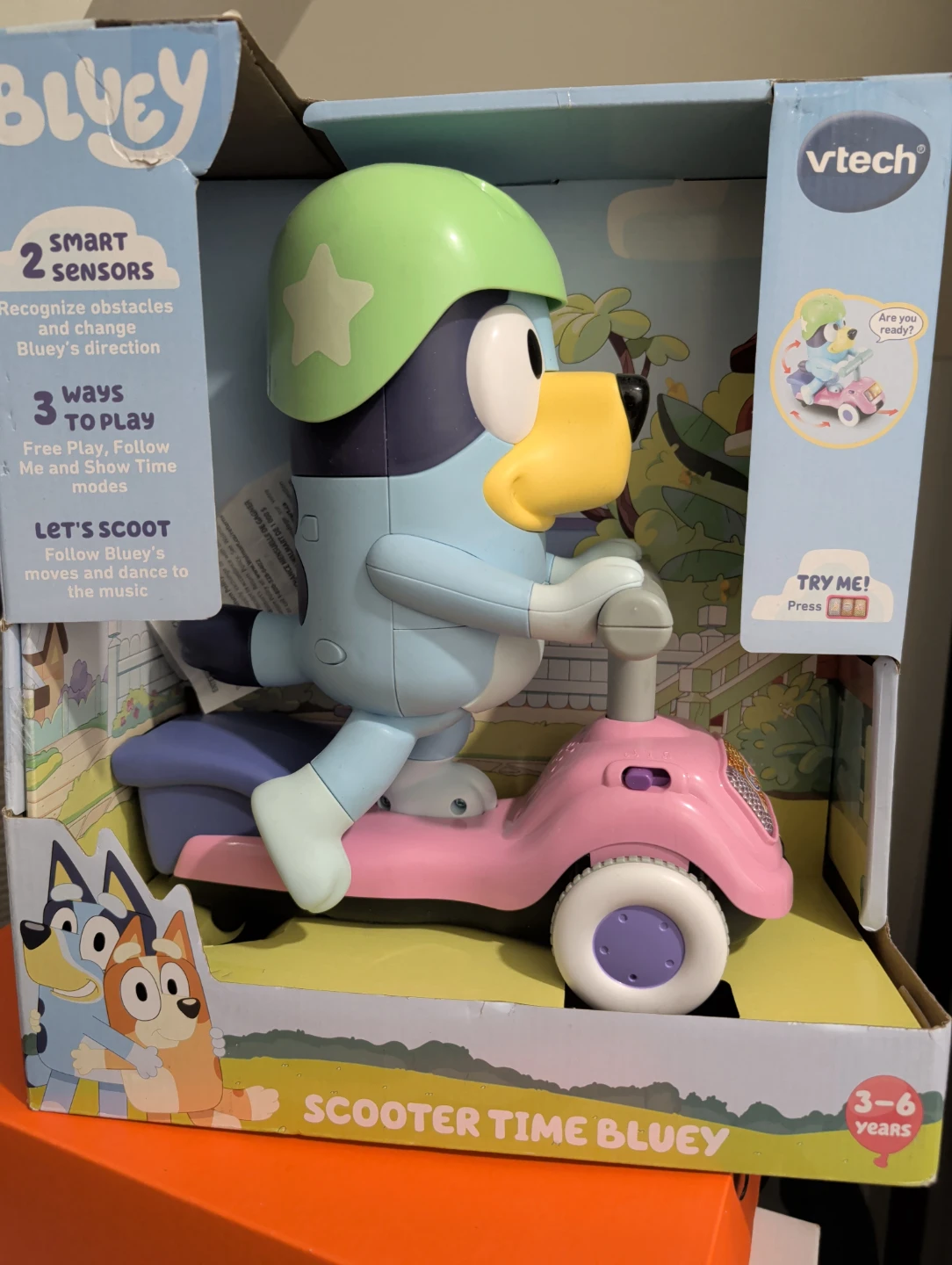VTech Bluey Scooter Time Toy