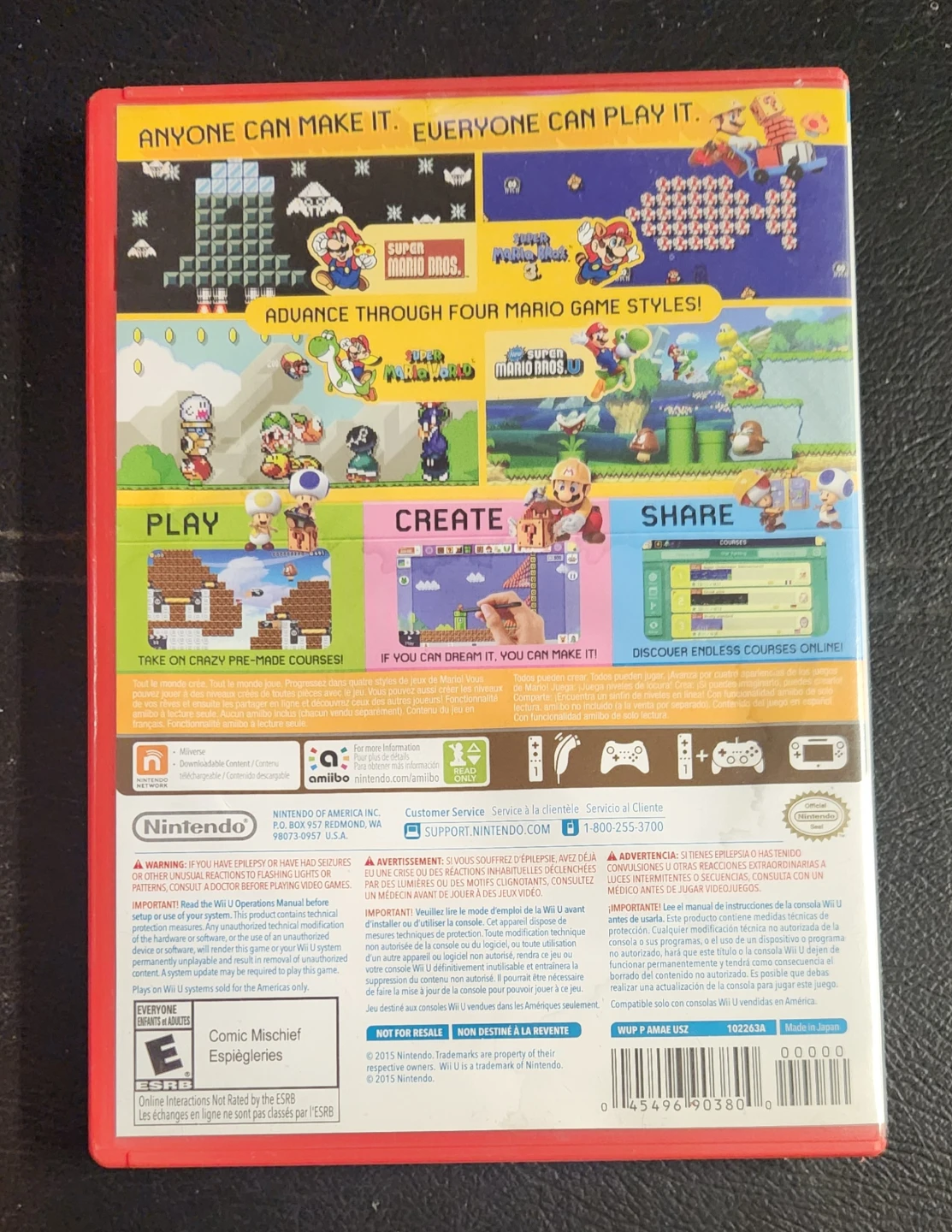 Super Mario Maker - Nintendo Wii U ⚽️ - photo 3
