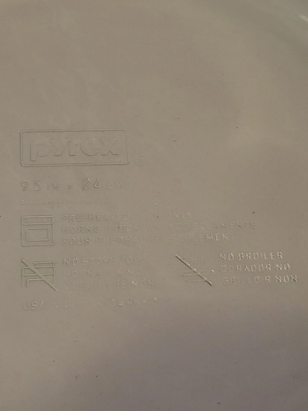 Pyrex Glass Pie Plate 9.5 Inch - photo 2