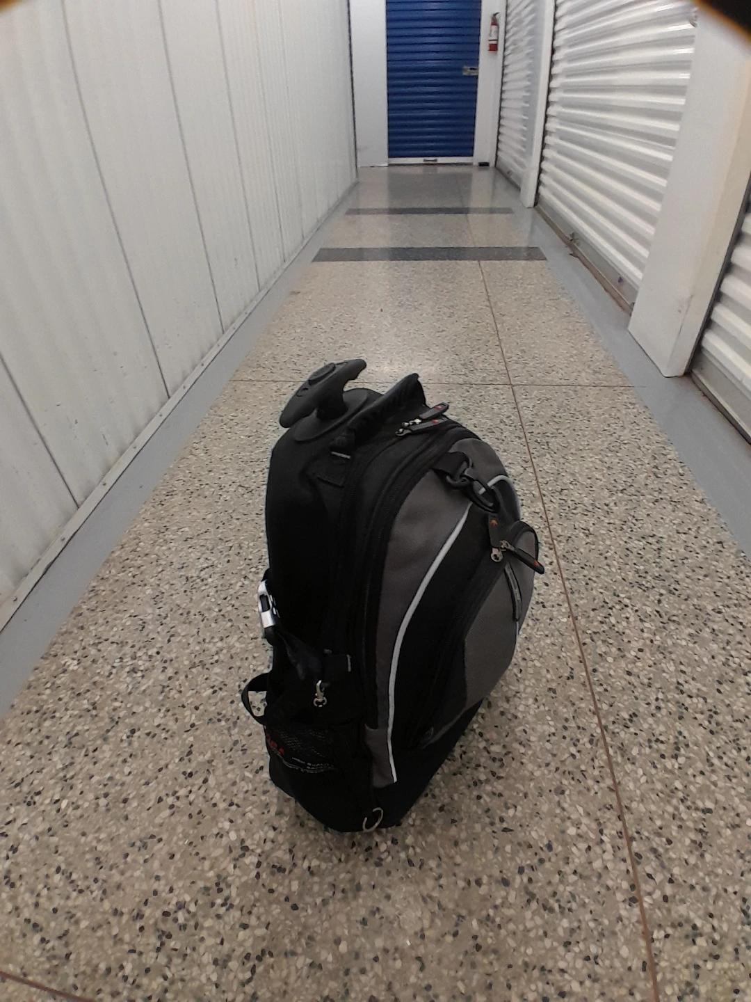Black Wheeled Laptop Backpack - photo 5