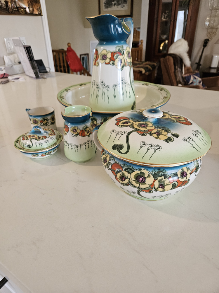 Arundel F W & Co Ceramic Pitcher and Basin Set