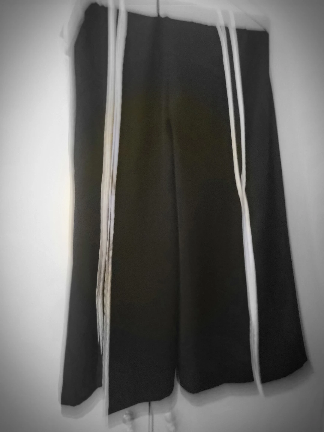 Black Wide Leg Pants with White Stripes size XL 50% off - photo 4