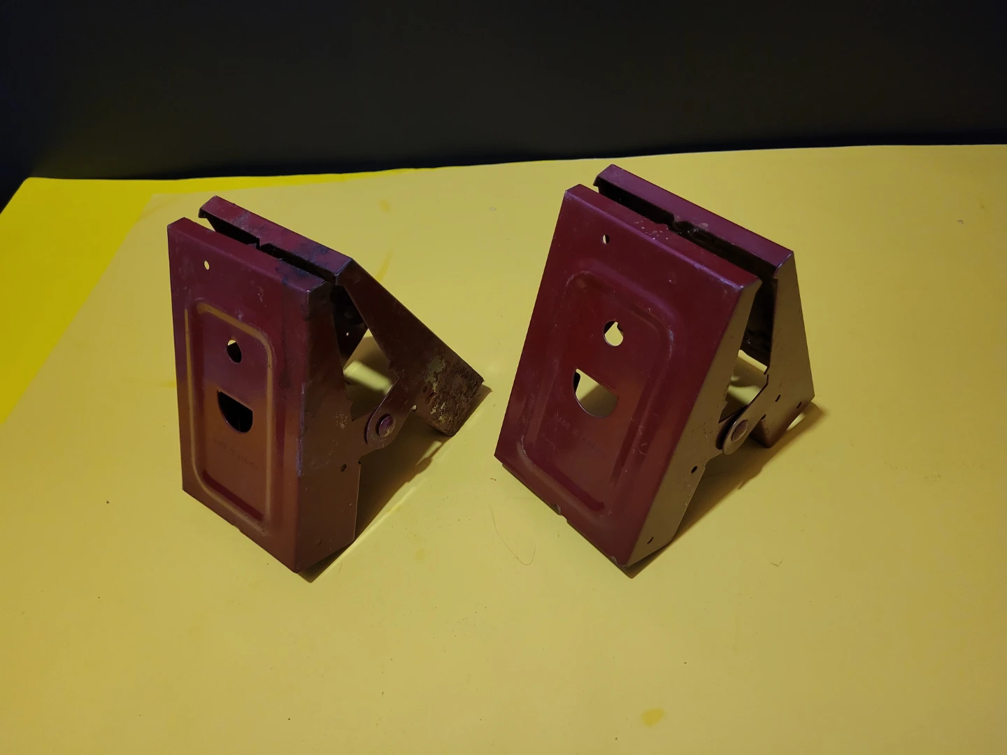 Metal Clips for Homemade Sawhorse
