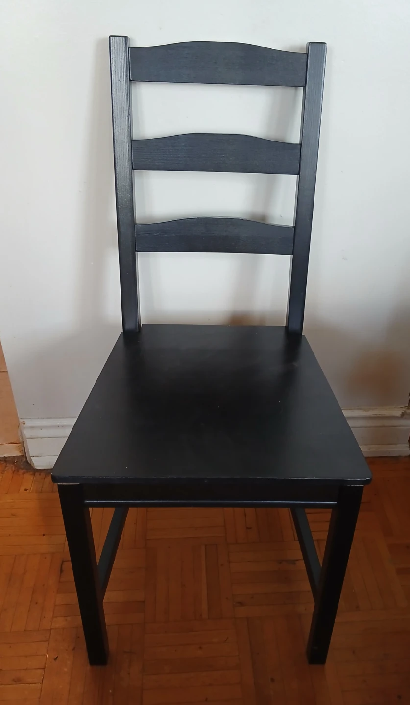 Black Wooden Dining Chair