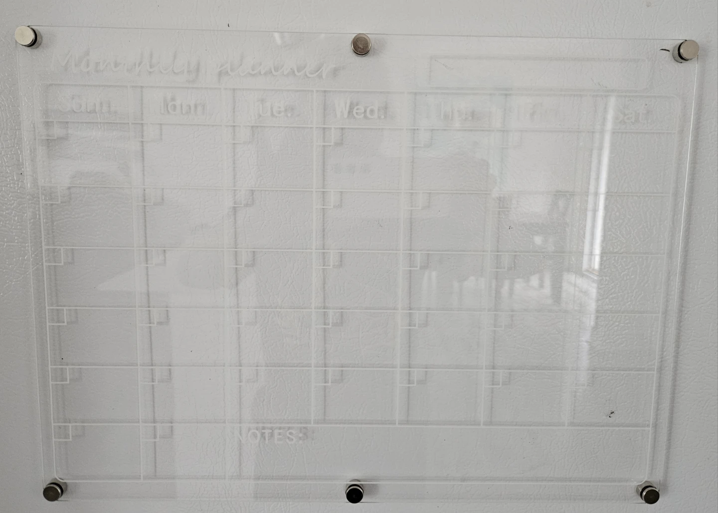 Magnetic Acrylic Calendar for Fridge - photo 5