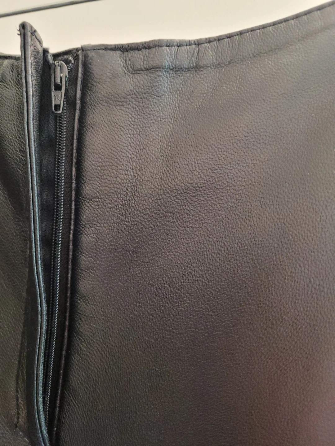 Black genuine Leather Pants - Size s-M - photo 2