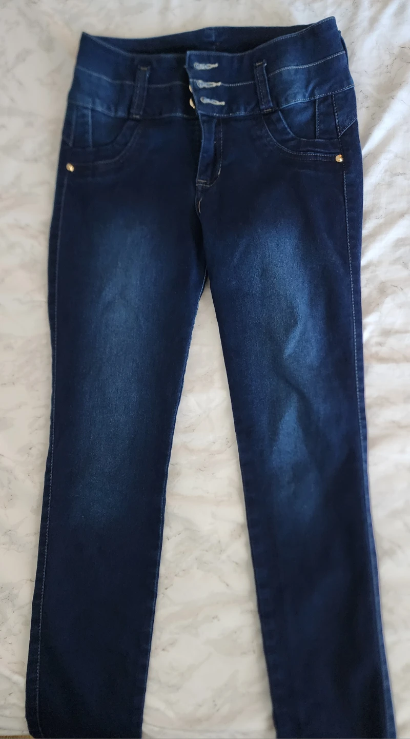 Women's Dark Wash BonBonUp Skinny Jeans