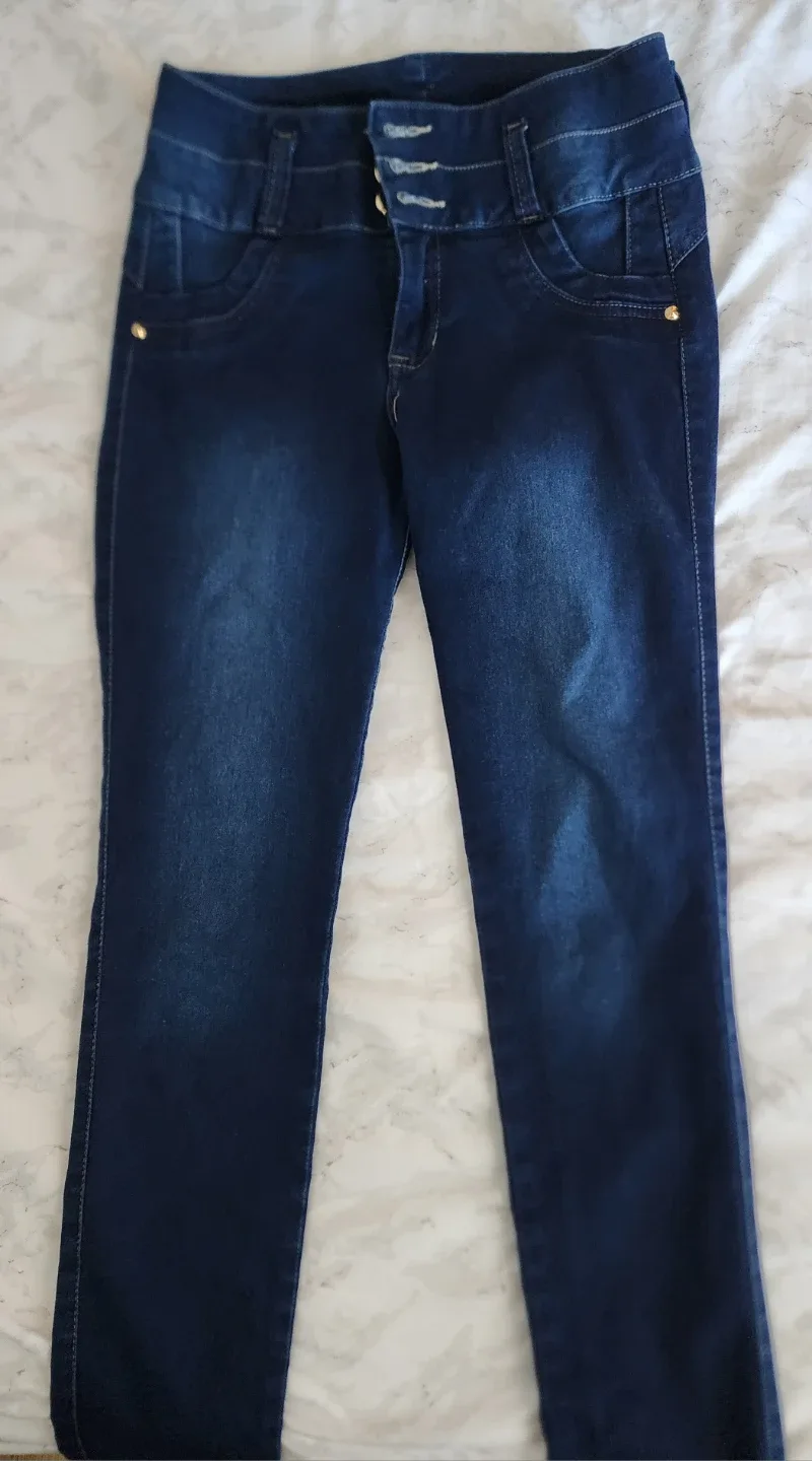 Women's Dark Wash BonBonUp Skinny Jeans