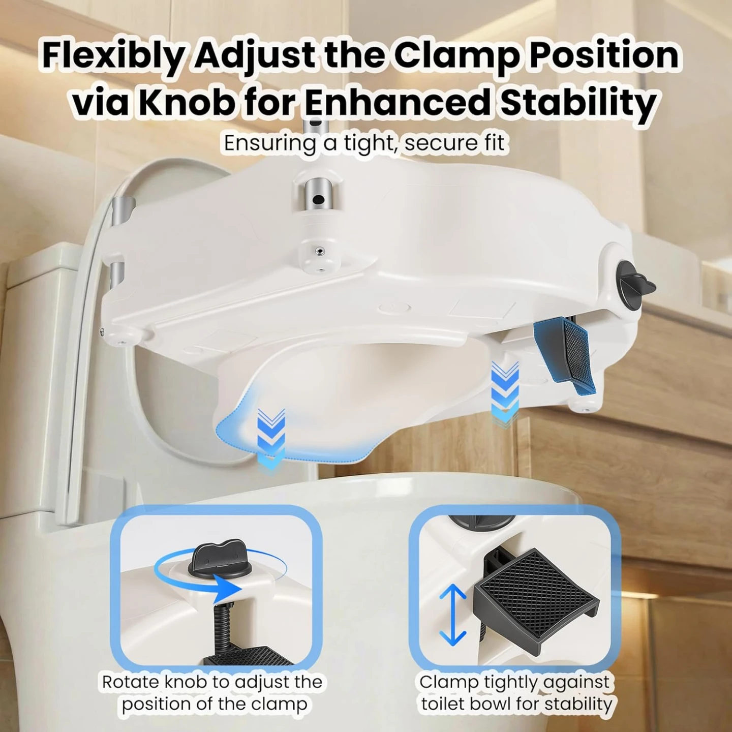 Careboda Raised Toilet Seat with Handles - photo 4