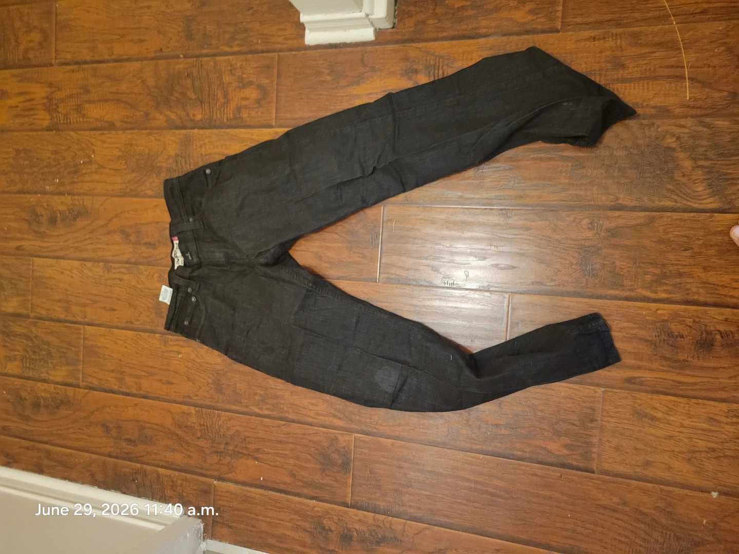 Levi's Black Denim Jeans - photo 2