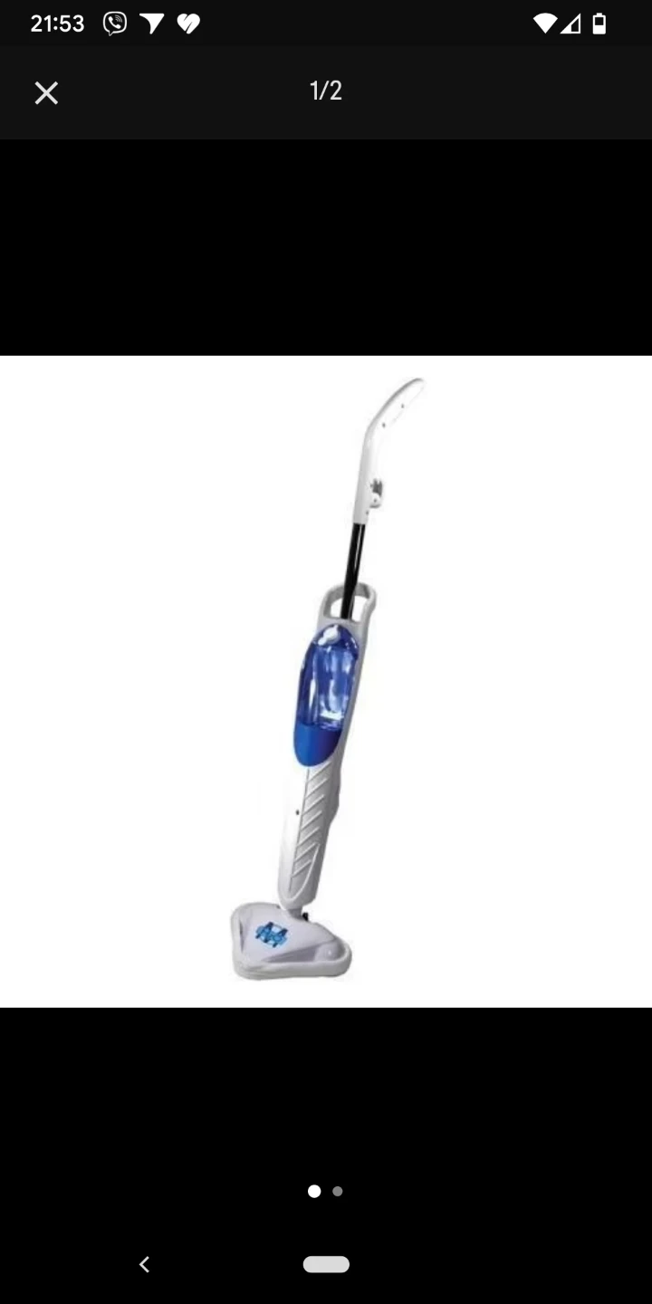 White and Blue Steam Mop - photo 2
