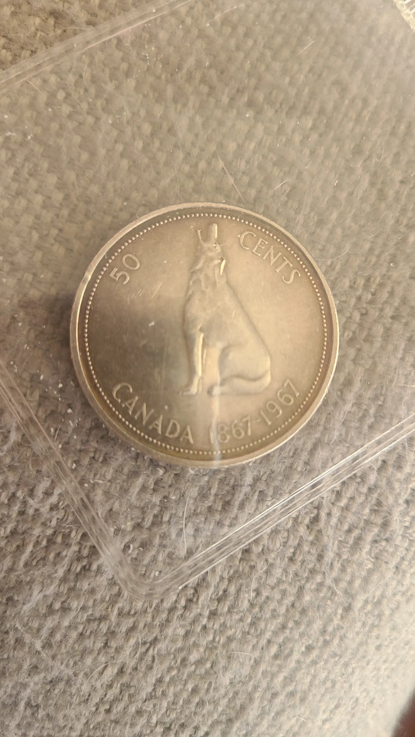 1967 Canadian 50 Cent Coin