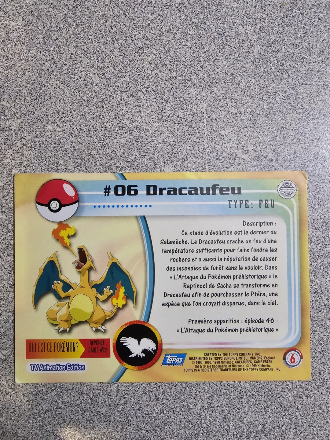 #06 Charizard Pokémon Card - photo 2