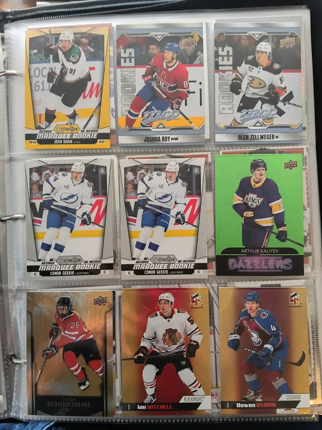 10 pages if Collection of NHL Hockey Cards - photo 4