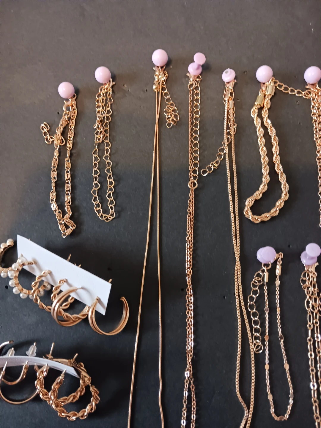 Gold-tone Jewellery Set - Necklaces & Earrings - photo 4