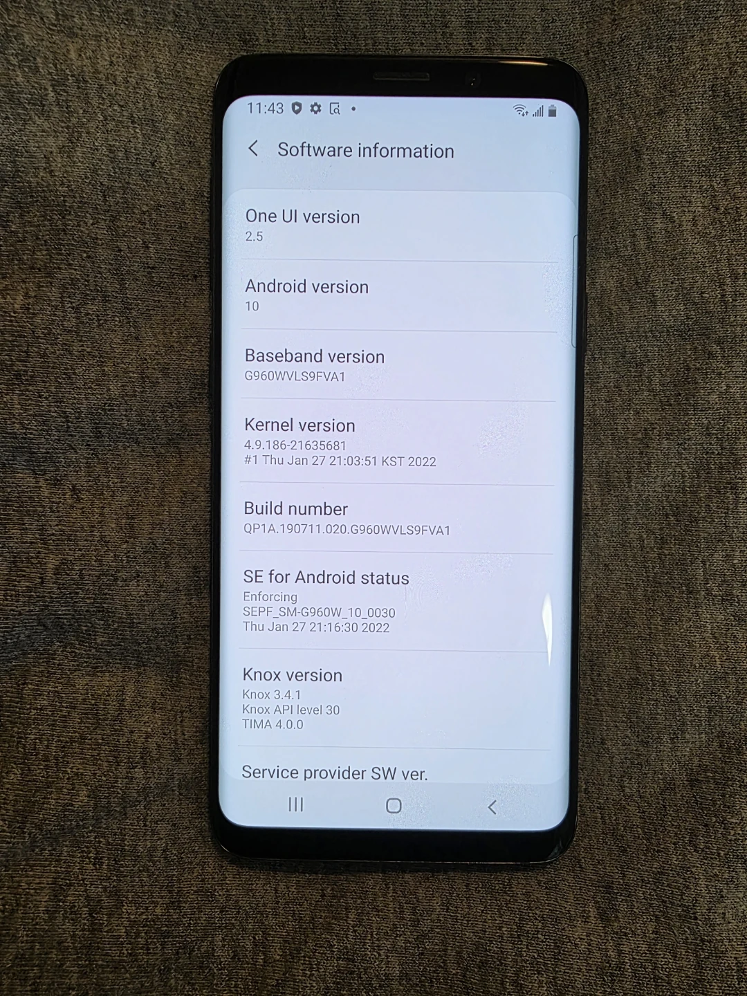 Samsung Galaxy S9 SM-G960W 64GB - Unlocked - photo 3