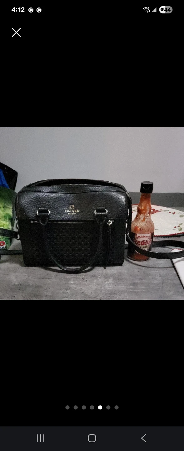 Kate Spade New York Black Leather Satchel Handbag - photo 4