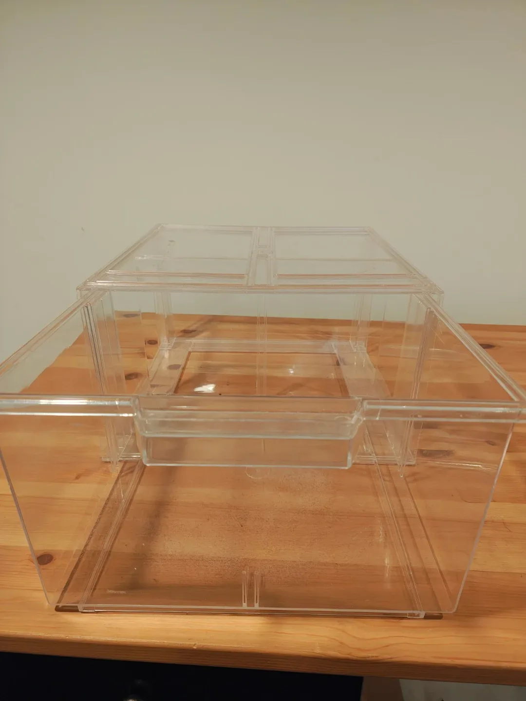 Clear Plastic Storage Bin - photo 2