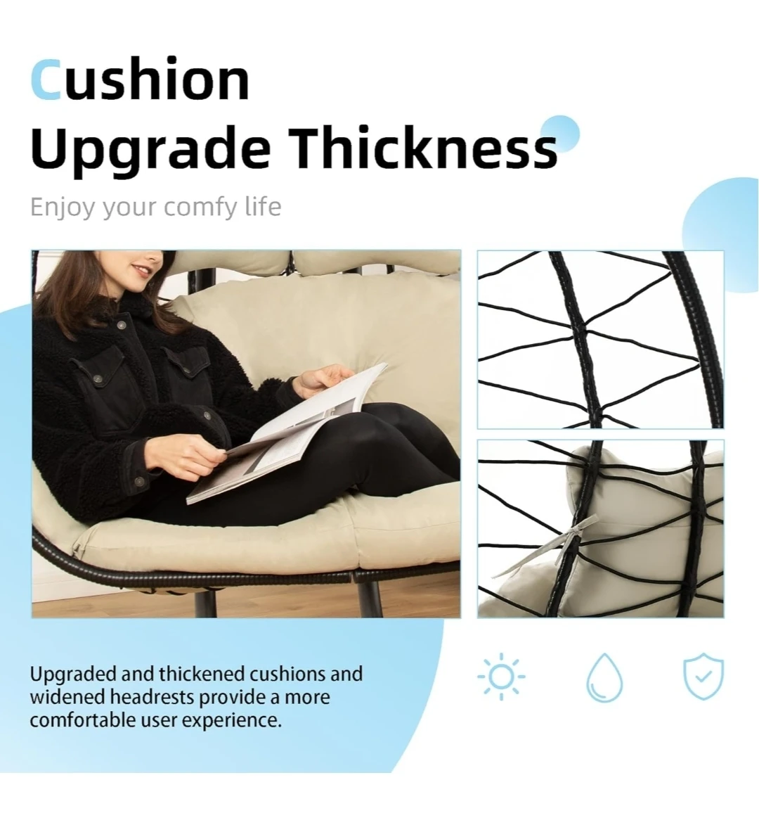 Swing Egg Chair with Stand - photo 4
