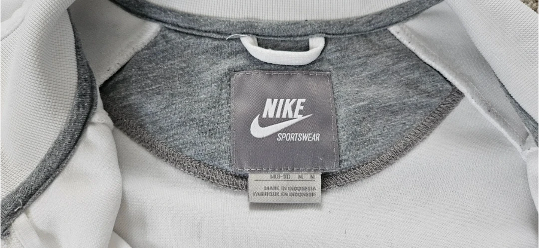Nike Sportswear Track Jacket White/Yellow Size M - photo 2