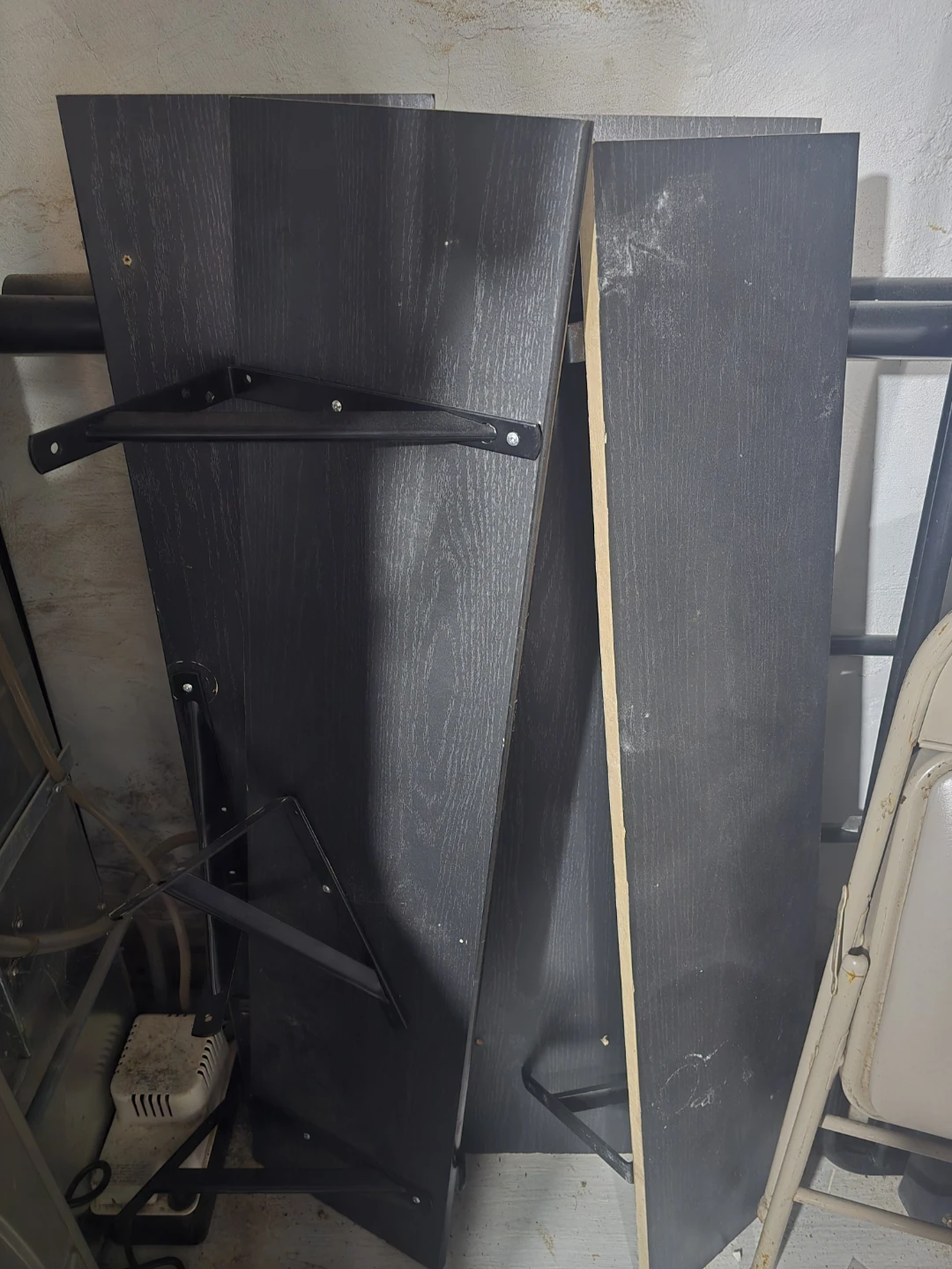 Black wood panel - photo 2