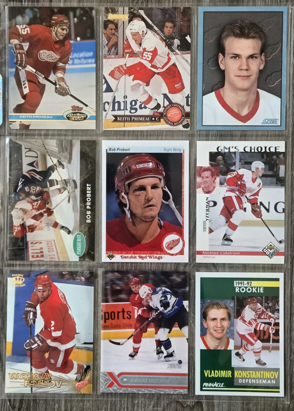 530 Vintage Card Lot, Bruins, Wings, Penguins, Nordiques - photo 3