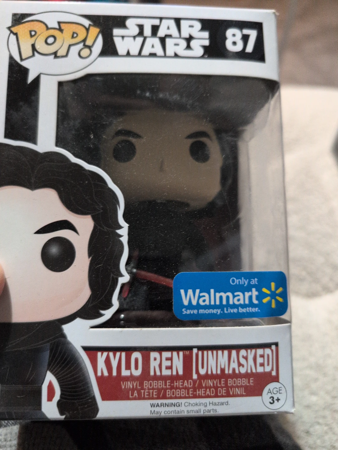Funko Pop! Star Wars Kylo Ren (Unmasked) #87