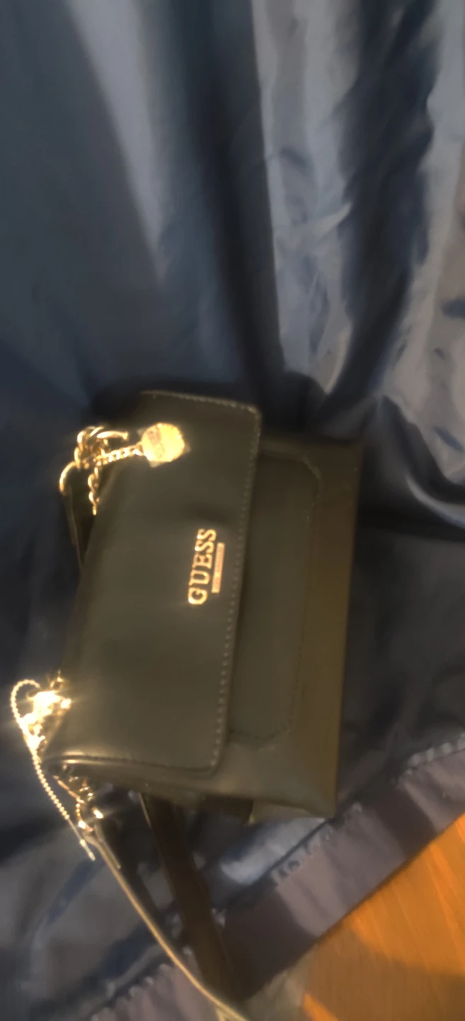 Black Guess Shoulder Bag with Chain Strap small - photo 2