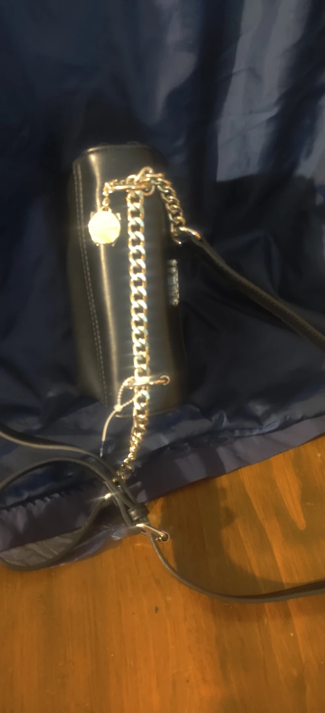 Black Guess Shoulder Bag with Chain Strap small - photo 4