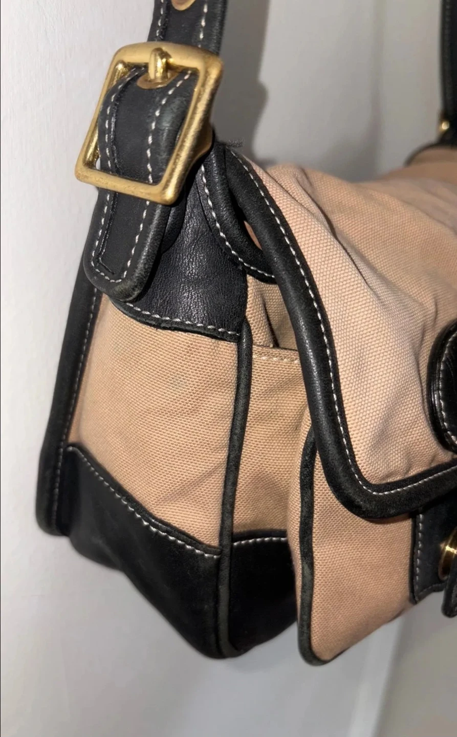 Coach Canvas and Leather Shoulder Bag - photo 3