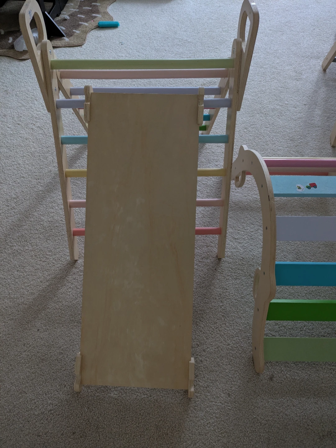 BlueWood Montessori Pikler Triangle Climbing Set - photo 3