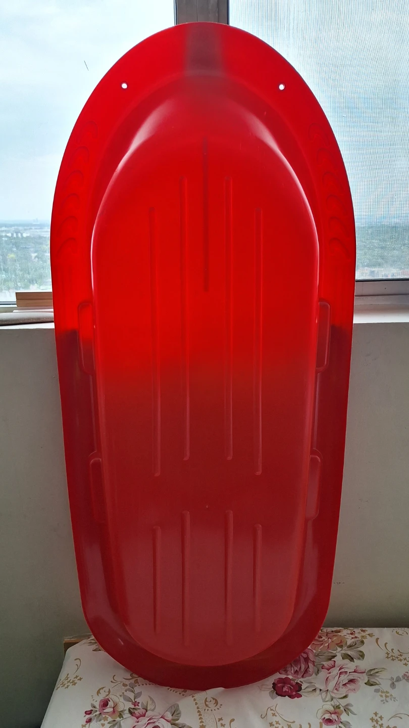 Red Toboggan Sled
