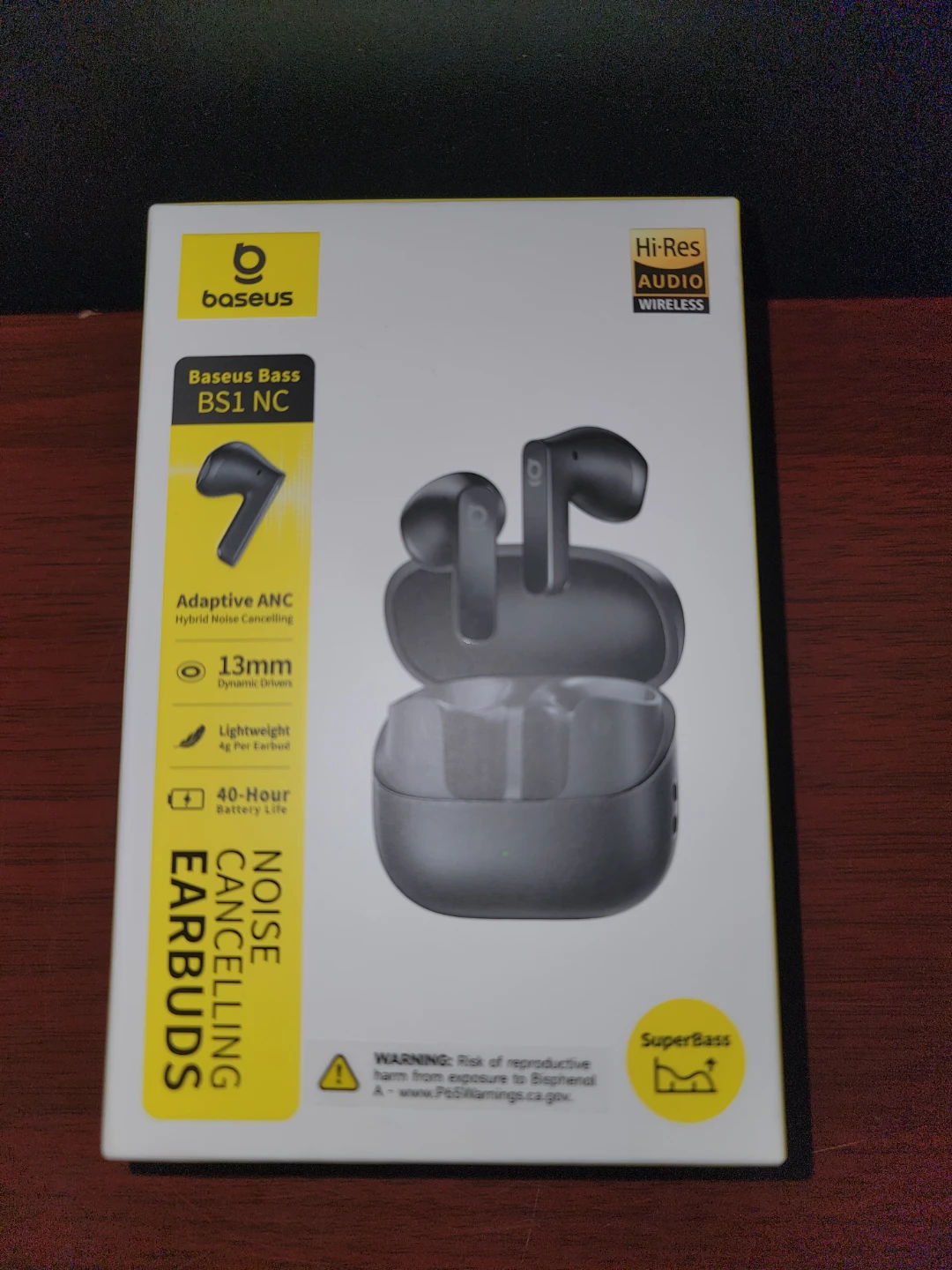 Baseus Bass BS1 NC Semi-in-Ear Wireless Earbuds