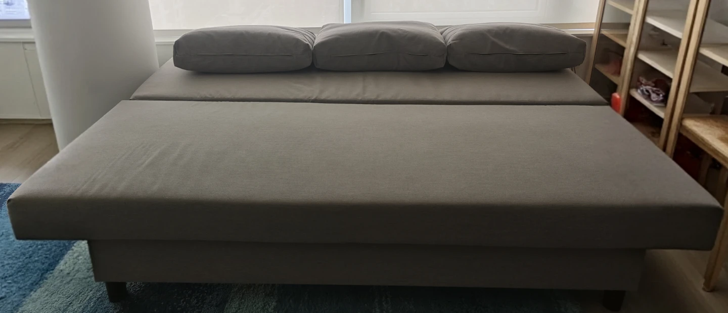 IKEA Alvdalen Grey Sofa Bed - photo 3