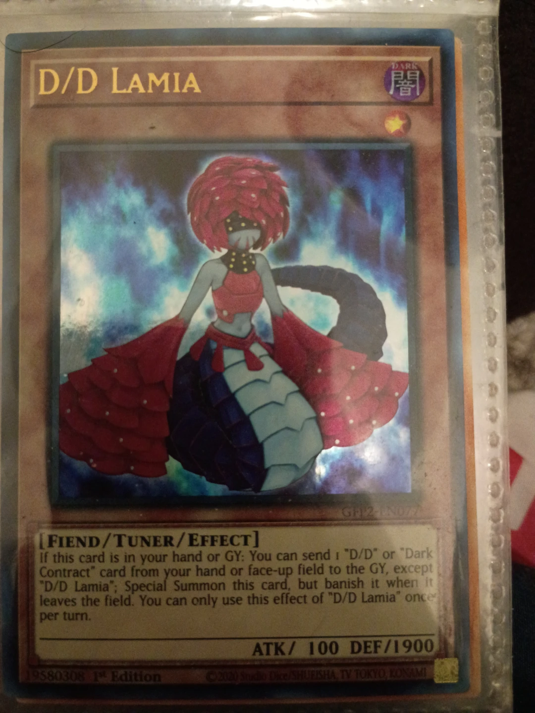 Yu-Gi-Oh! D/D Lamia Trading Card⚽