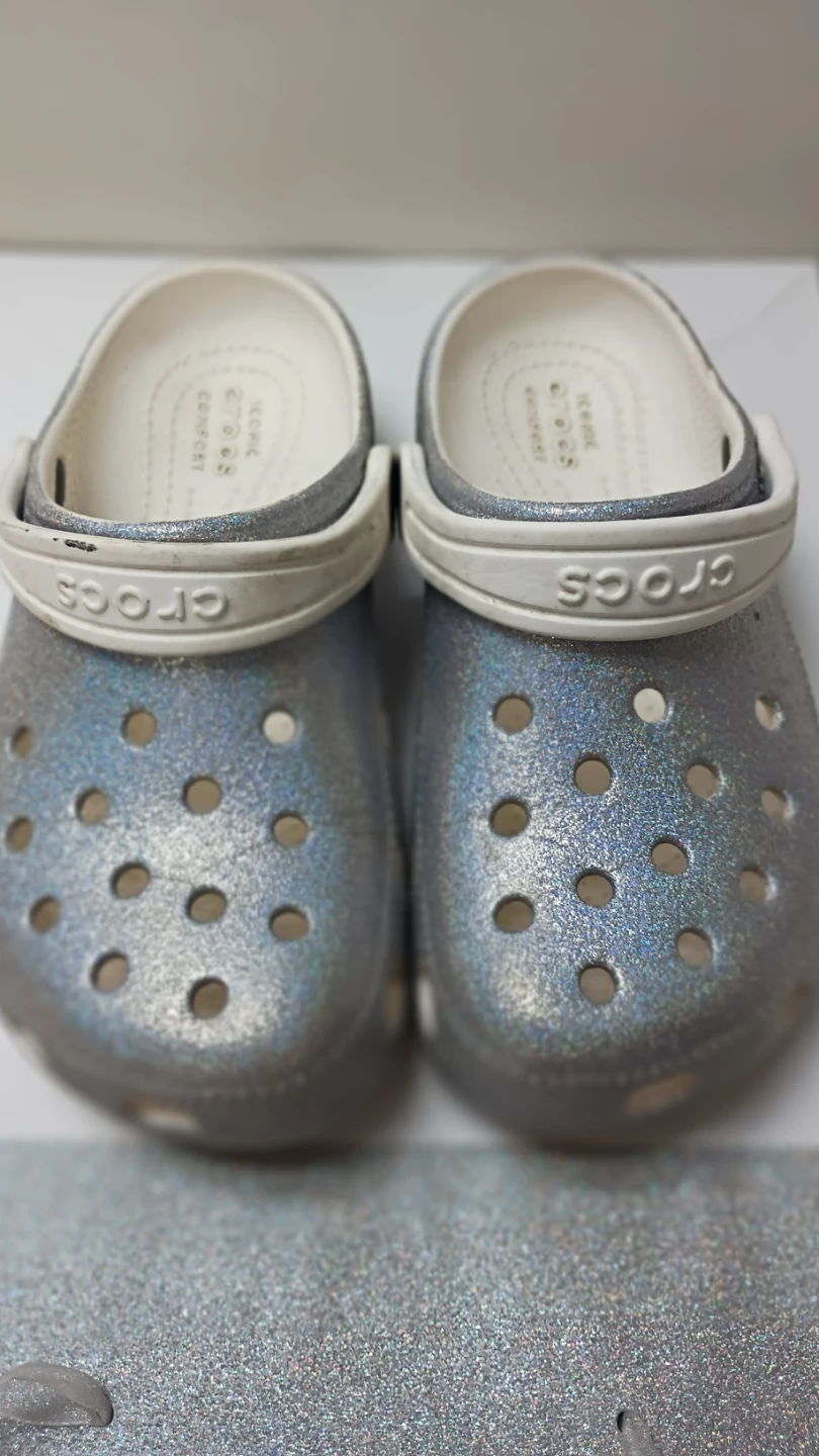 Crocs Glitter Clogs Silver - photo 2