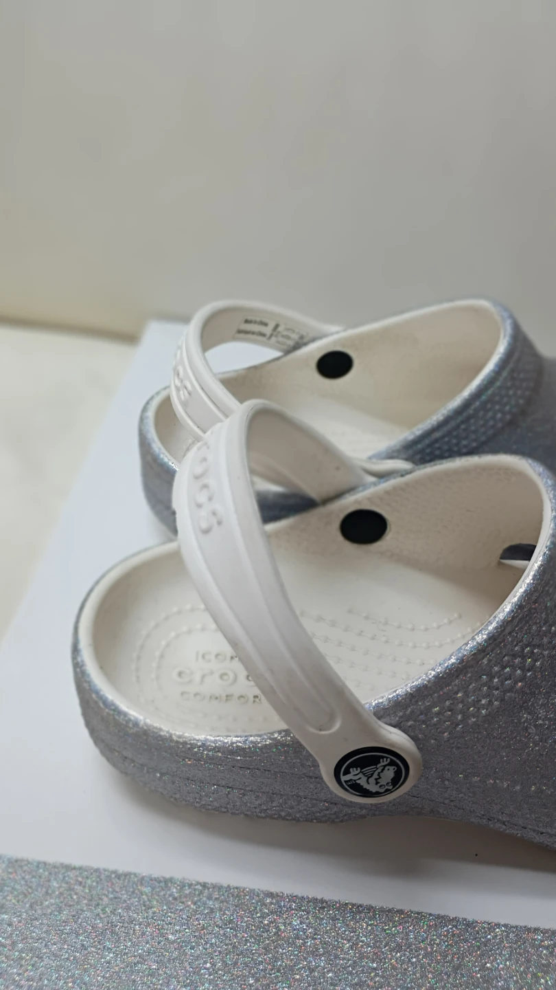 Crocs Glitter Clogs Silver - photo 3