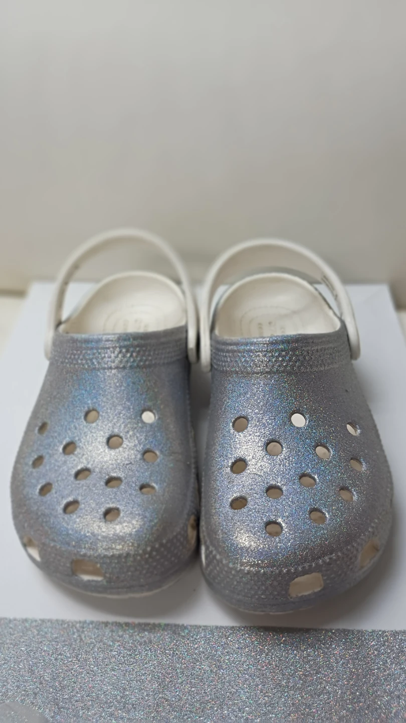 Crocs Glitter Clogs Silver - photo 4