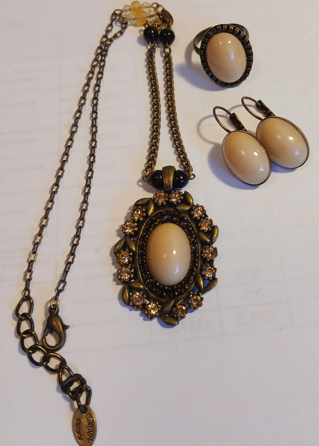 Jewelry Set - Necklace, Earrings & Ring - photo 4