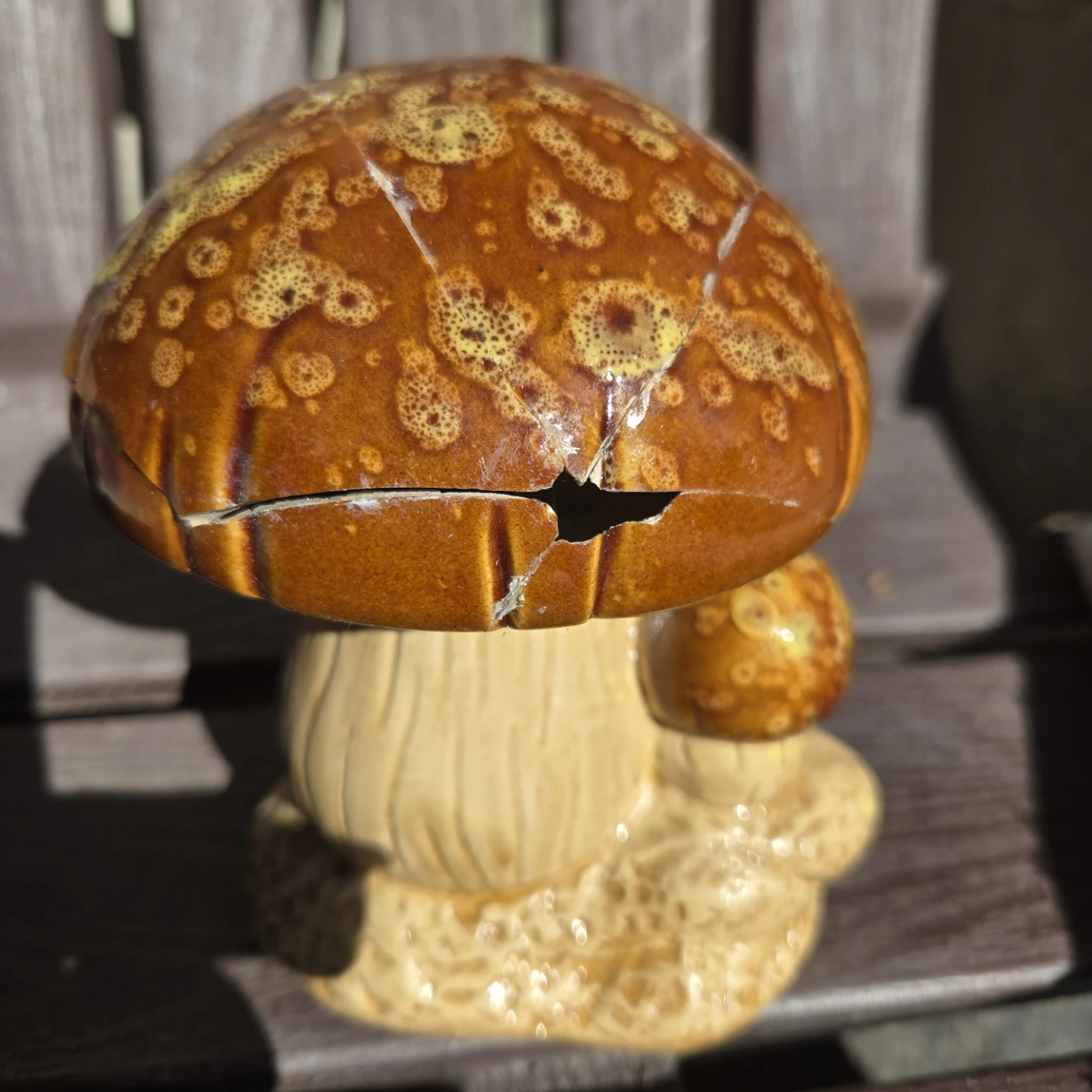 Ceramic Mushroom Figurine - photo 2