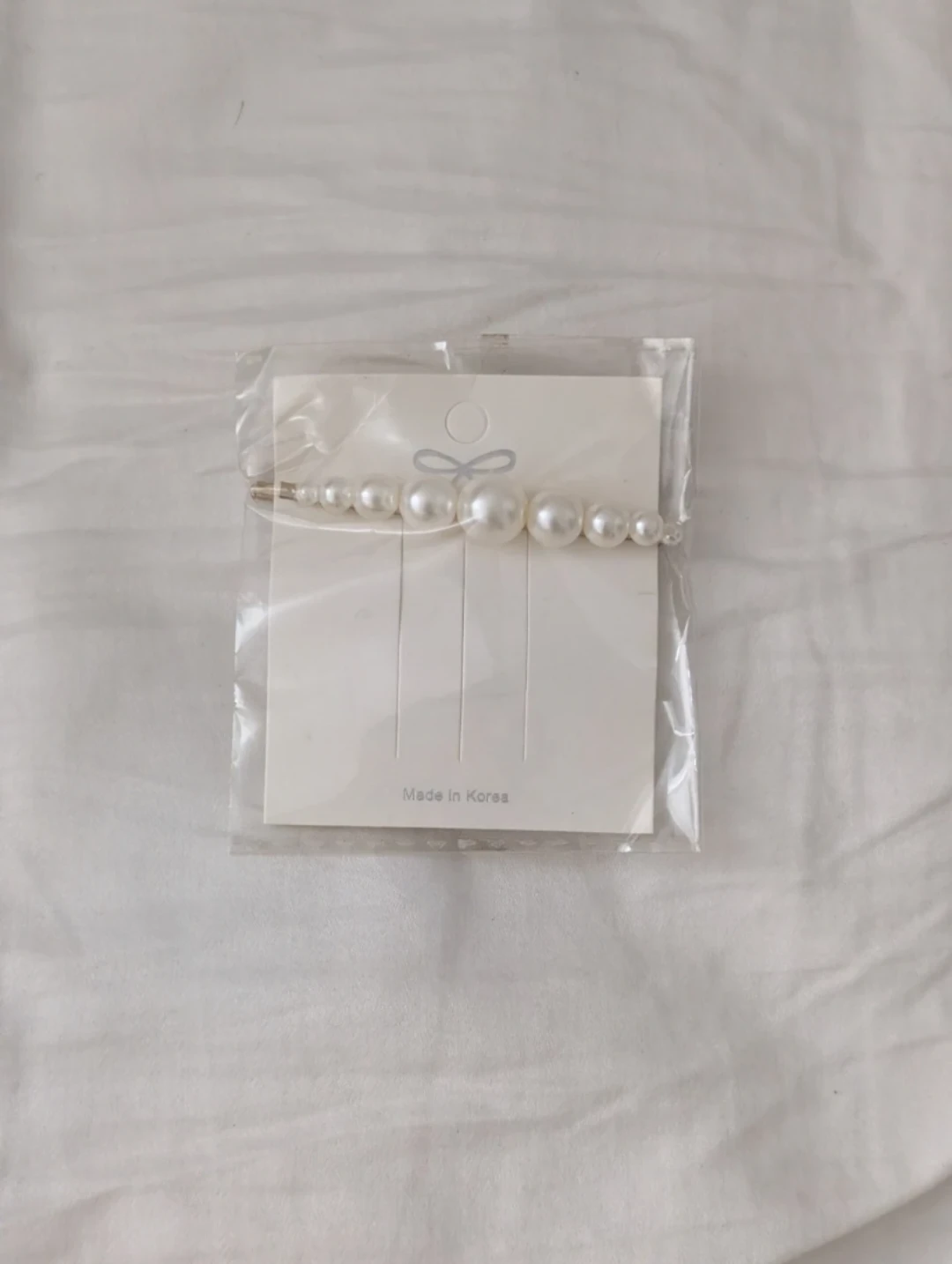 Pearl Hair Clip Barrette Cute Hair Accessory made in Korea